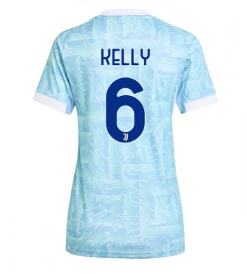 Juventus Lloyd Kelly #6 Seconda Maglia Femmina 2025-26 Manica Corta Juventus Lloyd Kelly #6 Seconda Maglia Femmina 2025-26 Manica Corta